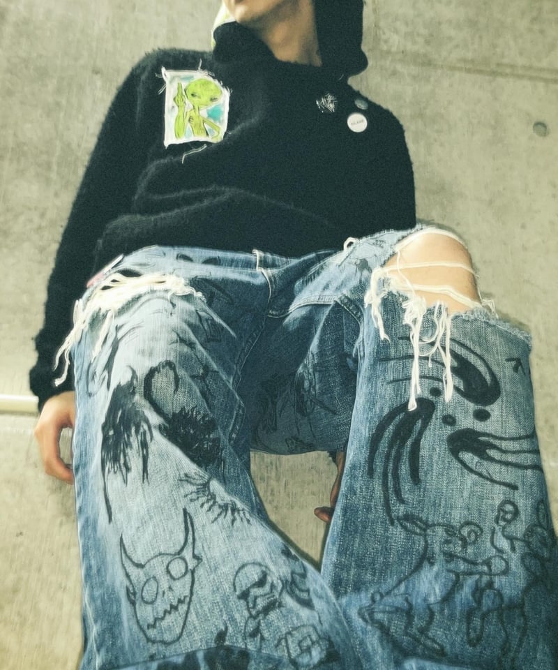 リメイク古着 デニムパンツ | SILANE リメイク古着 デニムパンツ | SILANE
