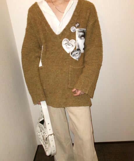 リメイク古着　ニット