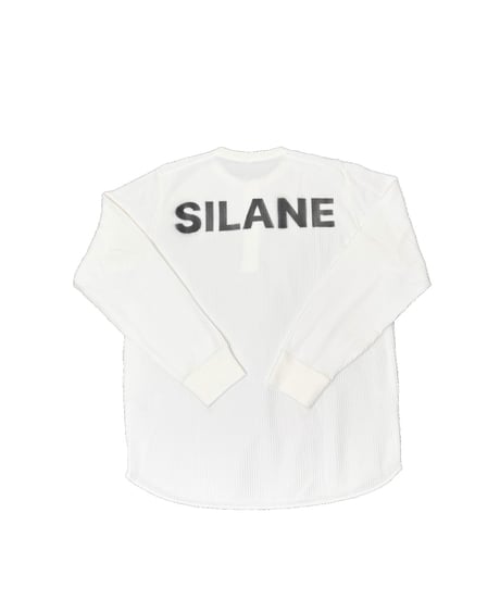 SILANE original Waffle Henley Long Sleeve T-shirt