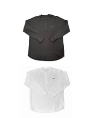 SILANE original Waffle Henley Long Sleeve T-shirt