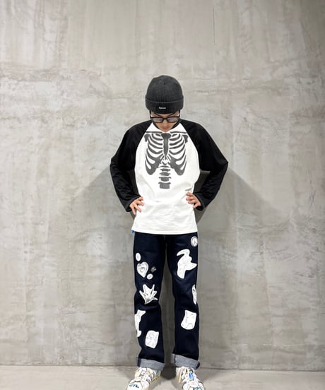 リメイク古着　ロンt