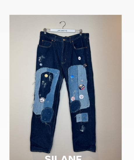 リメイク古着　デニムパンツ
