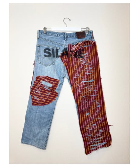 remake vitage denim pants