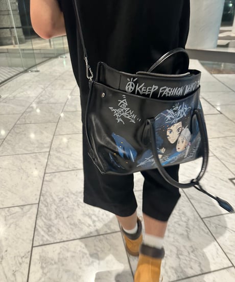 リメイク古着　バッグL