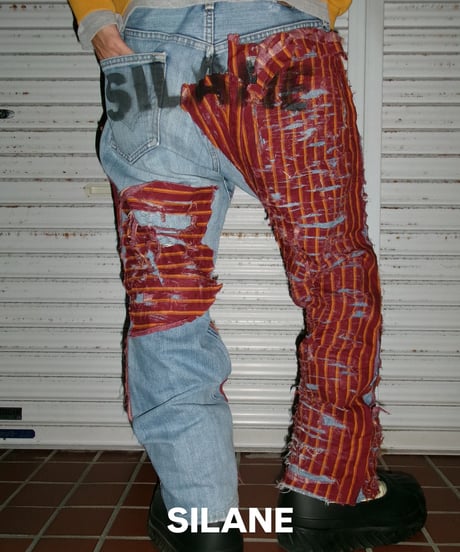 remake vitage denim pants