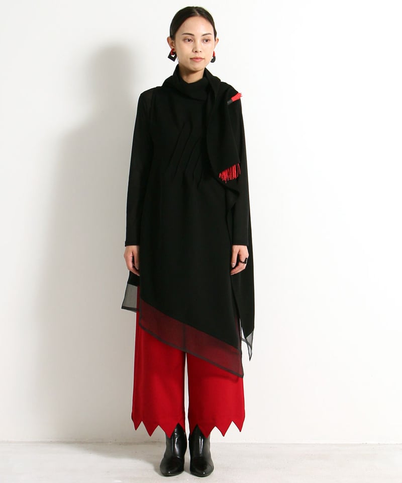 定番】3つ穴ベスト ジレ クロスジョーゼット ブラックフォーマル 日本