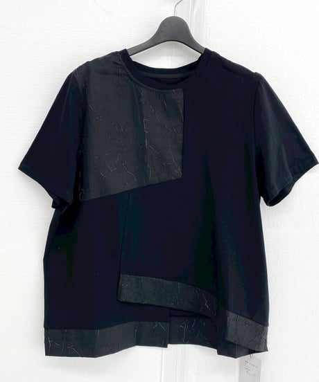 maev【2026年新作】4月新作 ひび割れ風アートデザインTシャツ Tシャツ トップス プルオーバー(123-0006-688)