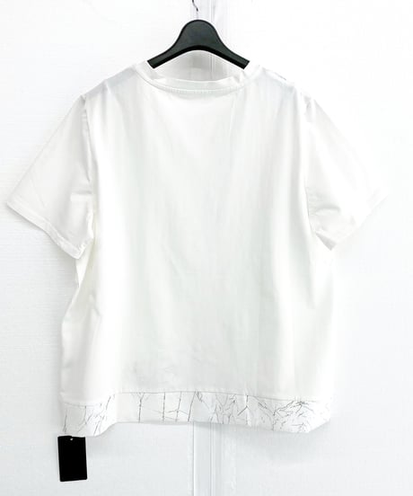 maev【2026年新作】4月新作 ひび割れ風アートデザインTシャツ Tシャツ トップス プルオーバー(123-0006-688)