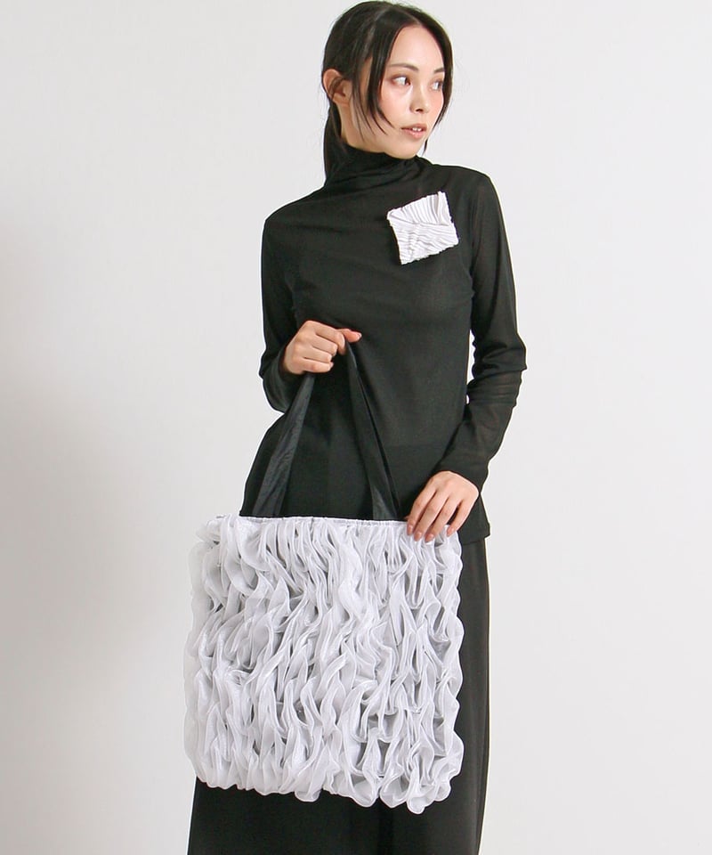 11月新作 プラスワン オーガンジーモチーフバッグ 2024秋冬新作