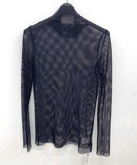 【SALE 20%OFF!!】maev 12月新作 秋冬 定番 メッシュタートルトップス チュールタートル シースルータートル トップス(121-0016)