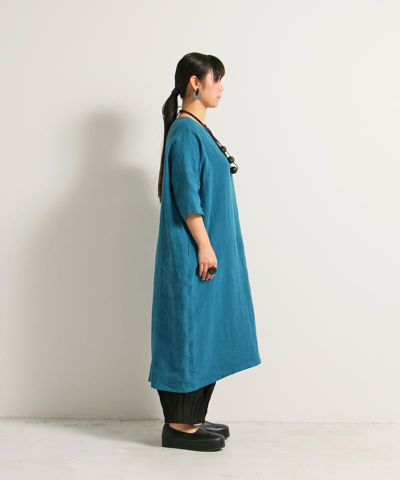 SALE 30%OFF!!】 5月新作 東炊きリネン ワンピース 日本製 2024春夏 