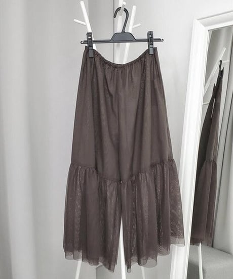 【定番】裾チュール ペチパンツ 日本製（74640）