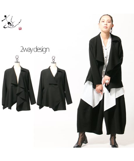 ジャランジャラン　遊　コート　個性的ジャケット　変形ジャケット CATEGORY ジャケット・コート | 遊 by jalanjalan