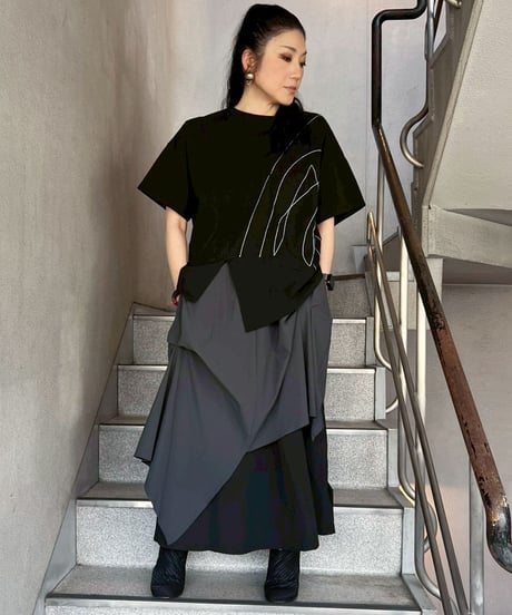 maev【2026年新作】4月新作 らくがきアートデザインTシャツ Tシャツ トップス プルオーバー(123-0006-692)