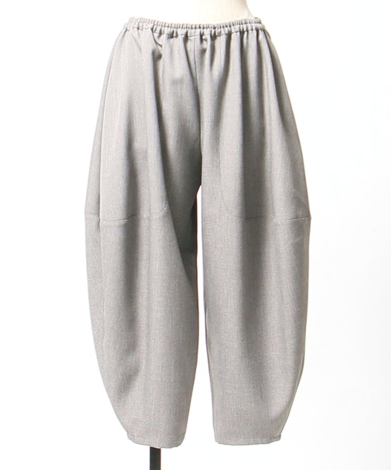 9月新作 シャンブレーツイル バルーンパンツ 抗ピリング イージーケア