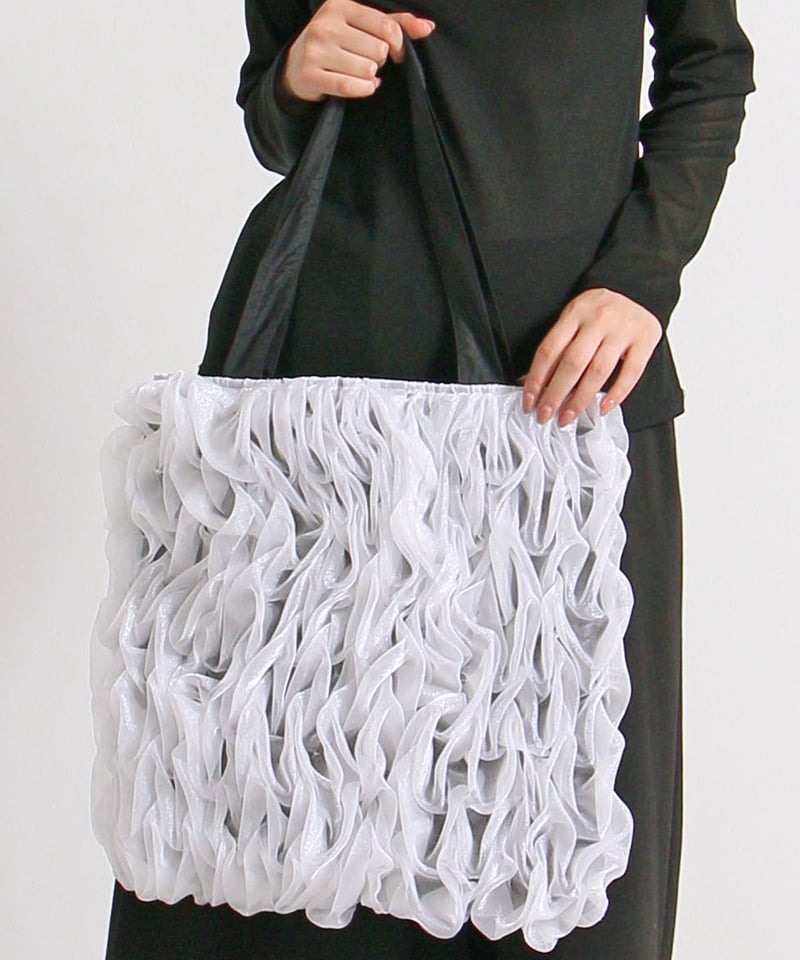 11月新作 プラスワン オーガンジーモチーフバッグ 2024秋冬新作