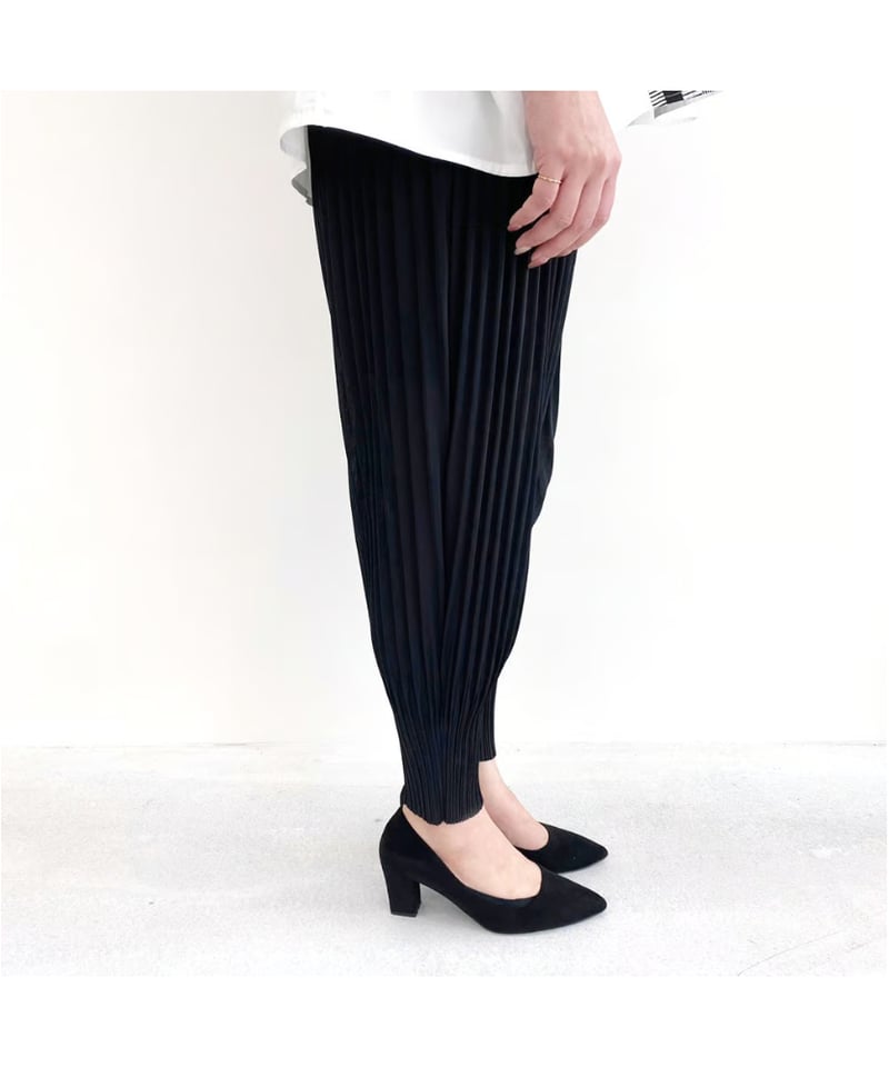 A13200 プリーツプリーズ　バルーン変形サルエルパンツ　ブルー　3 PLEATS PLEATS サルエルパンツ PLEATS PLEASE ISSEY MIYAKE - A13200