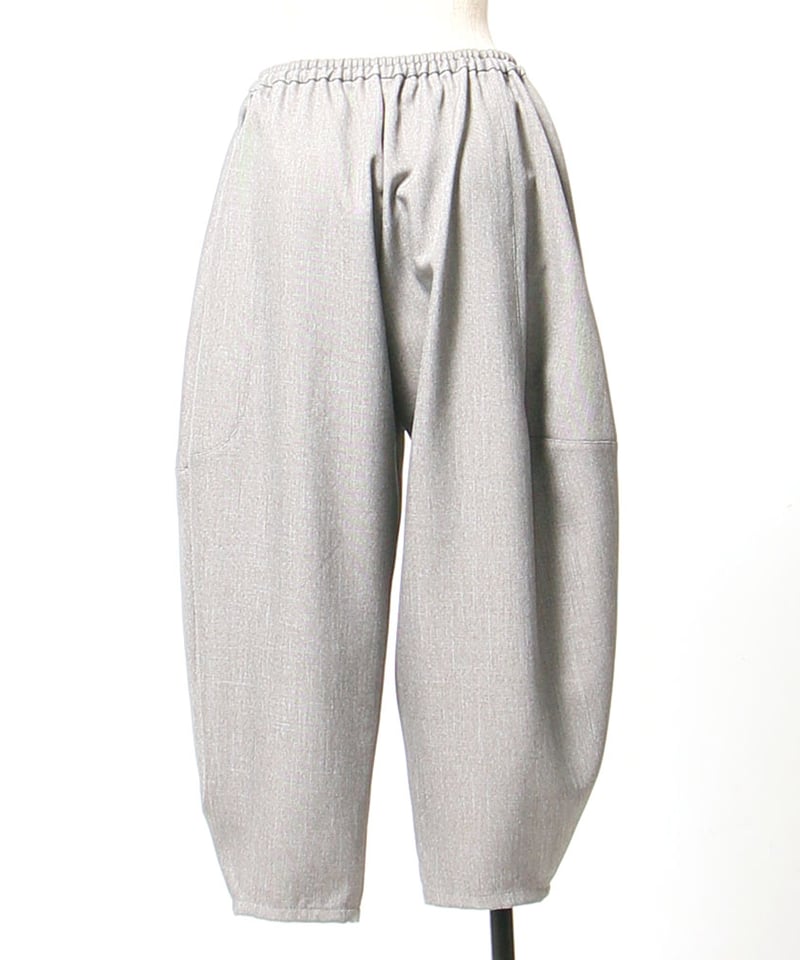 9月新作 シャンブレーツイル バルーンパンツ 抗ピリング イージーケア