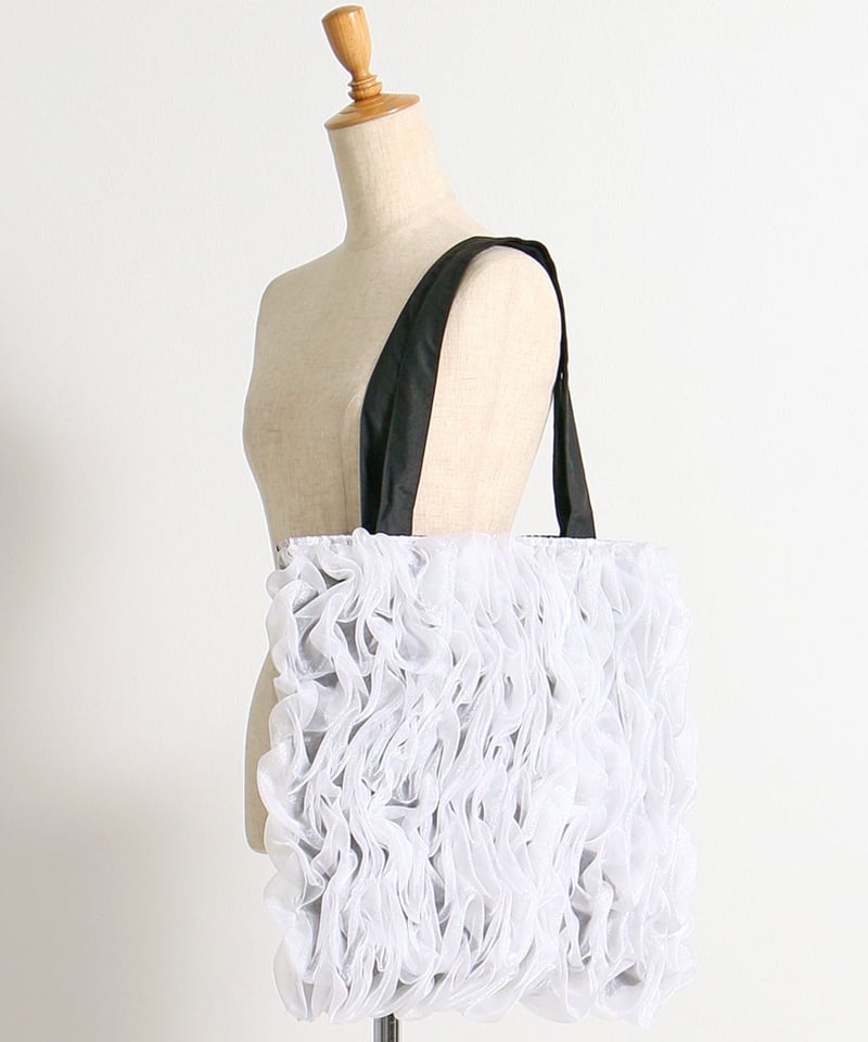 11月新作 プラスワン オーガンジーモチーフバッグ 2024秋冬新作