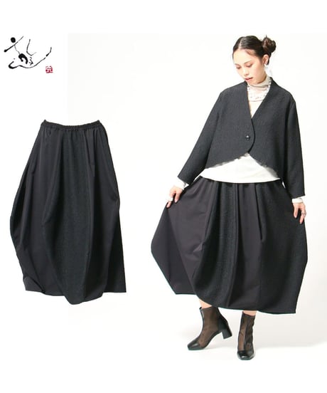 ✨タグ付き✨ジャランジャラン　遊　コート　ジャケット　羽織り　ギャザー　日本製 遊 by jalanjalan