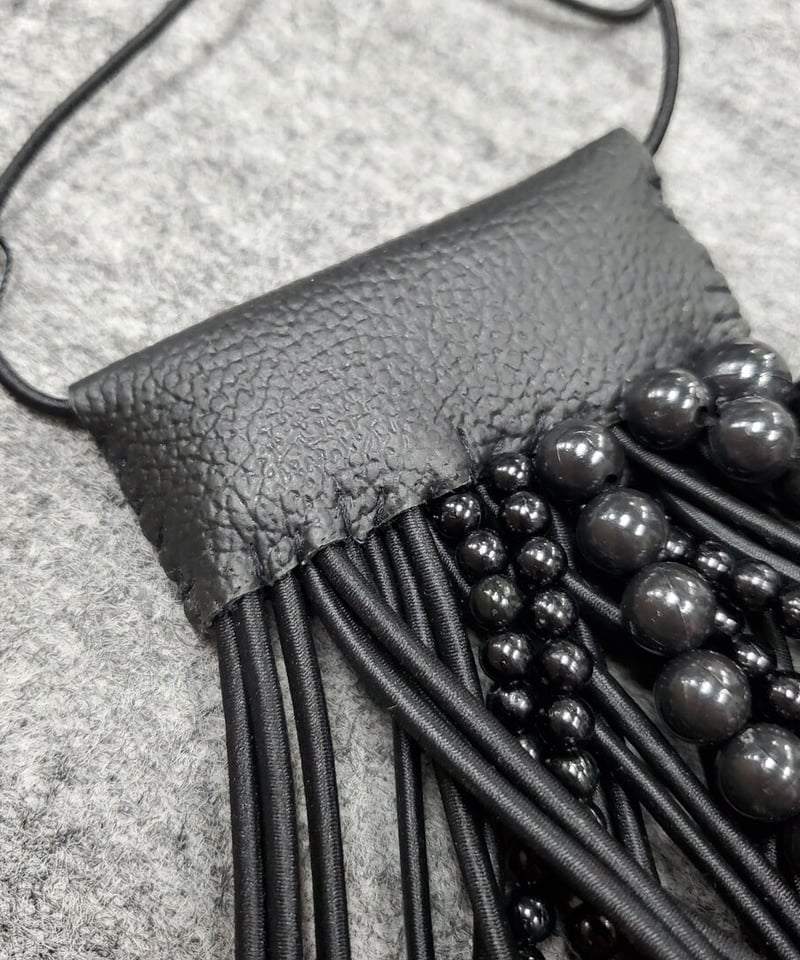 1月新作 プラスワン ゴム＆ビーズネックレス 2023春夏新作 (82896