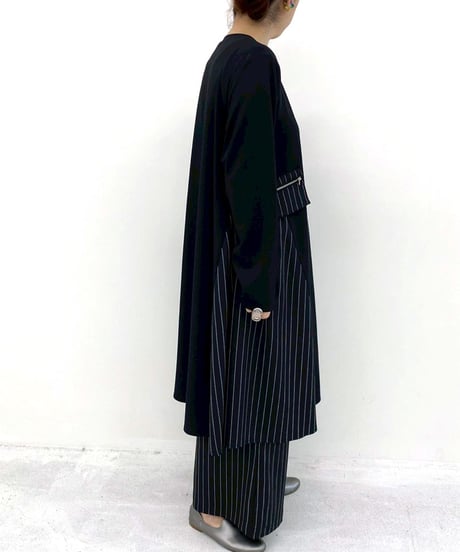 【SALE 50%OFF!!】 maev【2026年新作】4月新作 ストライプパンツ ストレートパンツ(121-0058)