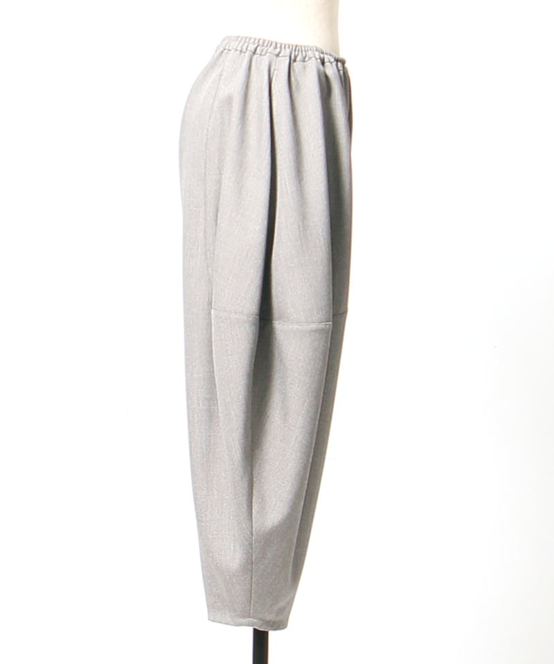 9月新作 シャンブレーツイル バルーンパンツ 抗ピリング イージーケア