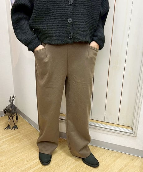 maev 12月新作 起毛サイドポケット ストレートパンツ(123-0006-628)