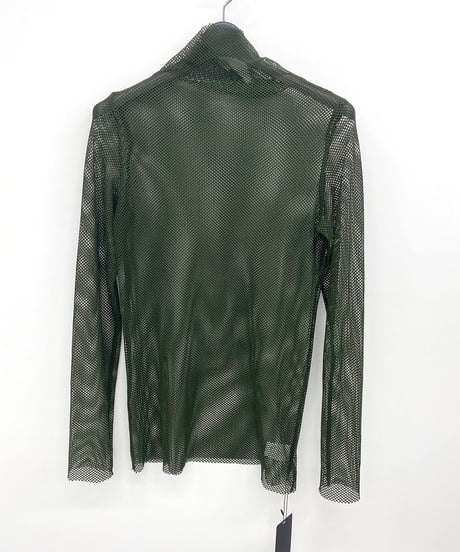 【SALE 20%OFF!!】maev 12月新作 秋冬 定番 メッシュタートルトップス チュールタートル シースルータートル トップス(121-0016)