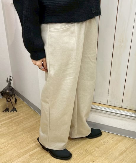 maev 12月新作 起毛サイドポケット ストレートパンツ(123-0006-628)
