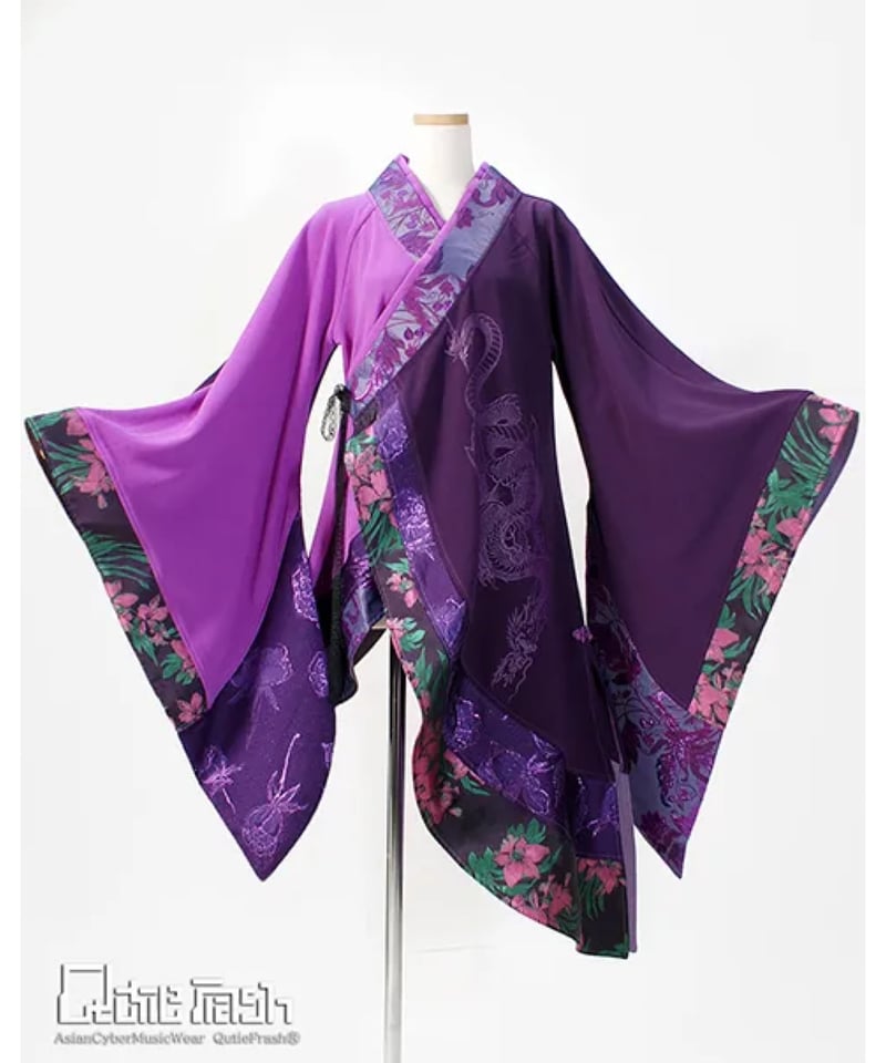 QutieFrash アシメ着物カーディガン QutieFrash アシメ着物カーディガン