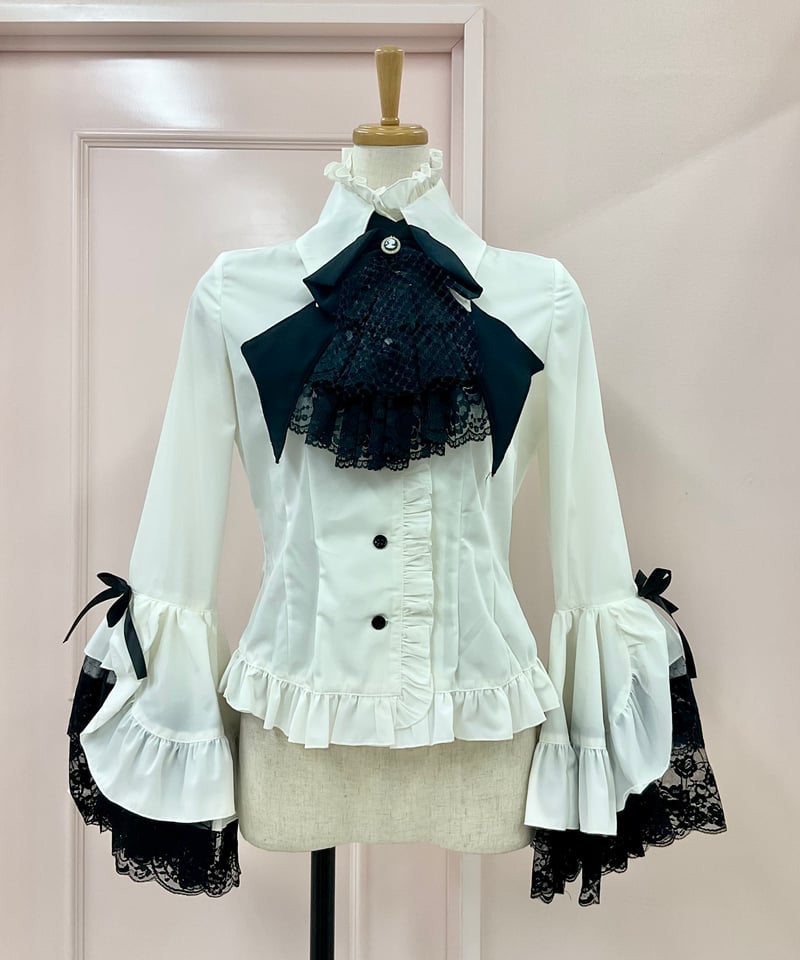 MARBLE》別タイ付きクラシカルデコレーションブラウス 40360 H6 