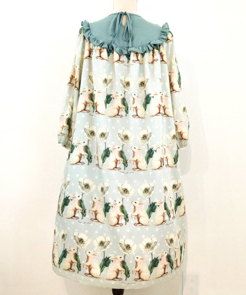 Perla nell' ostrica うさぎ柄　ワンピース Perla nell' ostrica うさぎ柄ワンピース