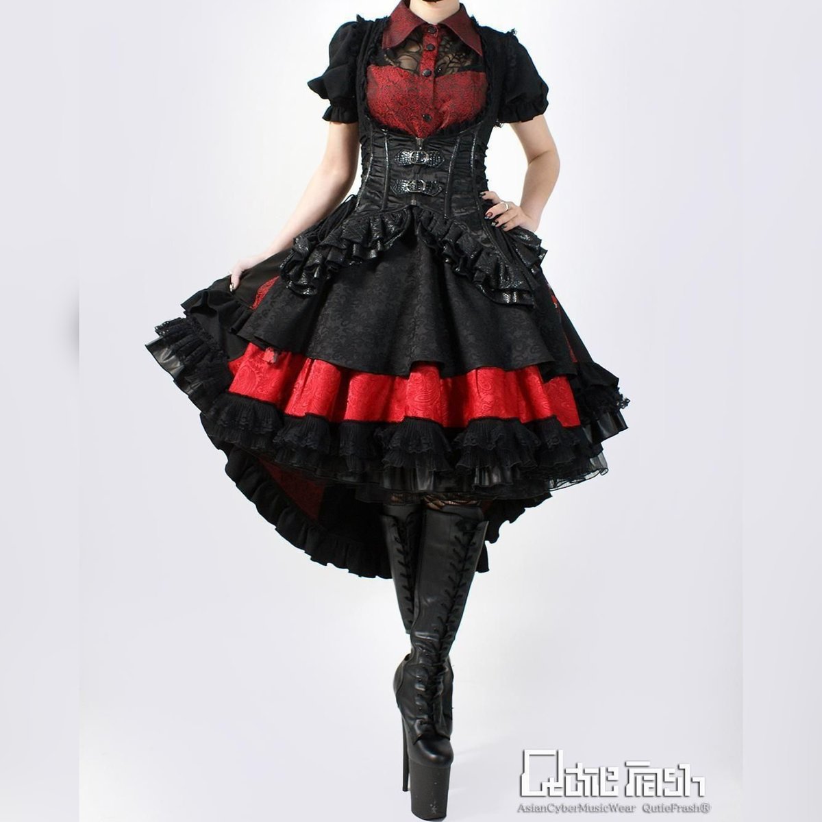 Qutiefrash》アシメラップスカート9869-SK | TyCHEMaria & ch