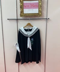 《LISTEN FLAVOR》青薔薇腕章セーラートップス　2613503