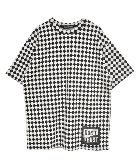 《HELLCATPUNKS》ダイアパターンTシャツ HCP-T-0154