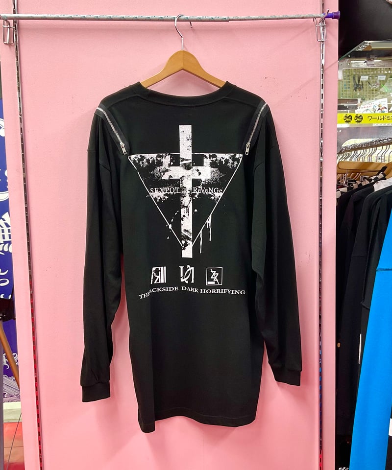 SEXPOT ReVeNGe》闇黒バンギャSHOULDER ZIP BIG ロングスリーヴ SEXPOT ReVeNGe》闇黒バンギャSHOULDER ZIP BIG ロングスリーヴ
