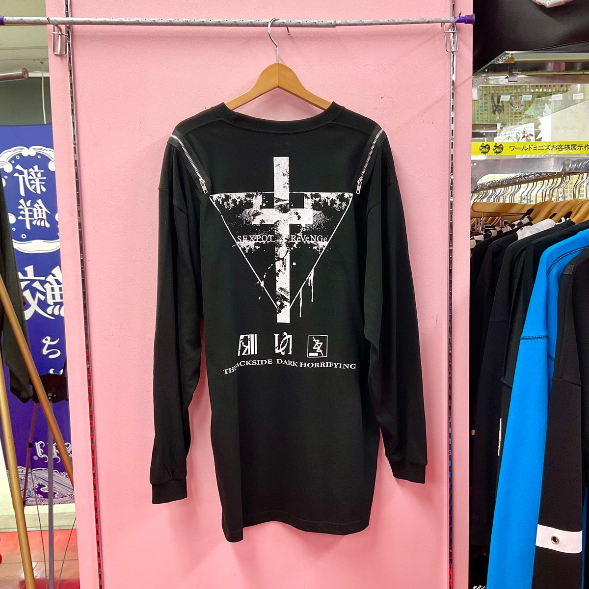 SEXPOT ReVeNGe》闇黒バンギャSHOULDER ZIP BIG ロングスリーヴ SEXPOT ReVeNGe》闇黒バンギャSHOULDER ZIP BIG ロングスリーヴ