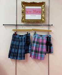 《LISTEN FLAVOR》プリーツスカートレイヤードショーパン　2510403