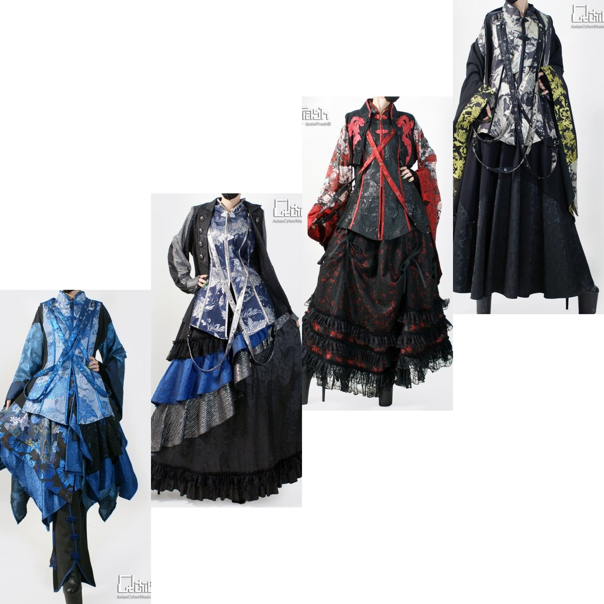 Qutiefrash》 後ろロングチャイナベスト 9918 | TyCHEMaria & c