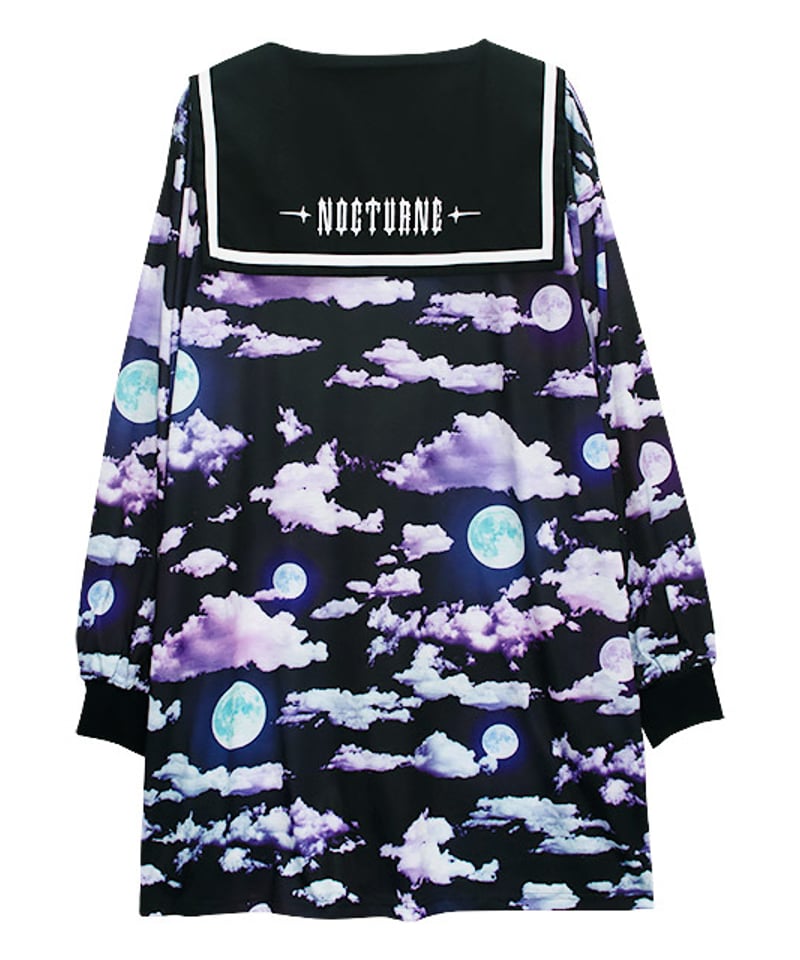 LISTEN FLAVOR》夢見る月夜のセーラーワンピ 2413511 | TyCHEMar