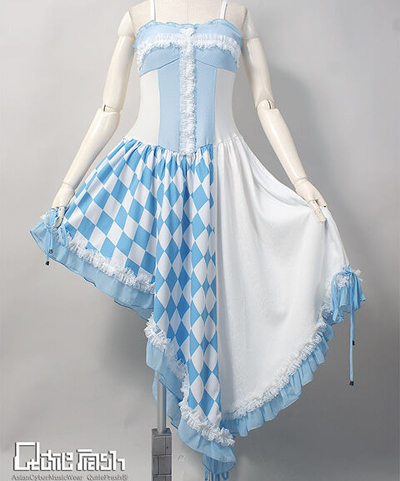 【kirari☆】nagonstans アシメワンピース kirari☆】nagonstans アシメワンピース Qutiefrash》 ダイヤ