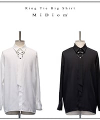 《Midiom》Ring Tie Big Shirt　643070