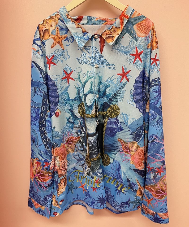 トリプルフォーチュン　シャツ Triple*fortune》マリン柄シャツ | TyCHEMaria & chouchou