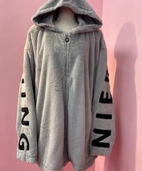 《NieR》超ふわもこZIP OUTER【GRAY×BLACK】752