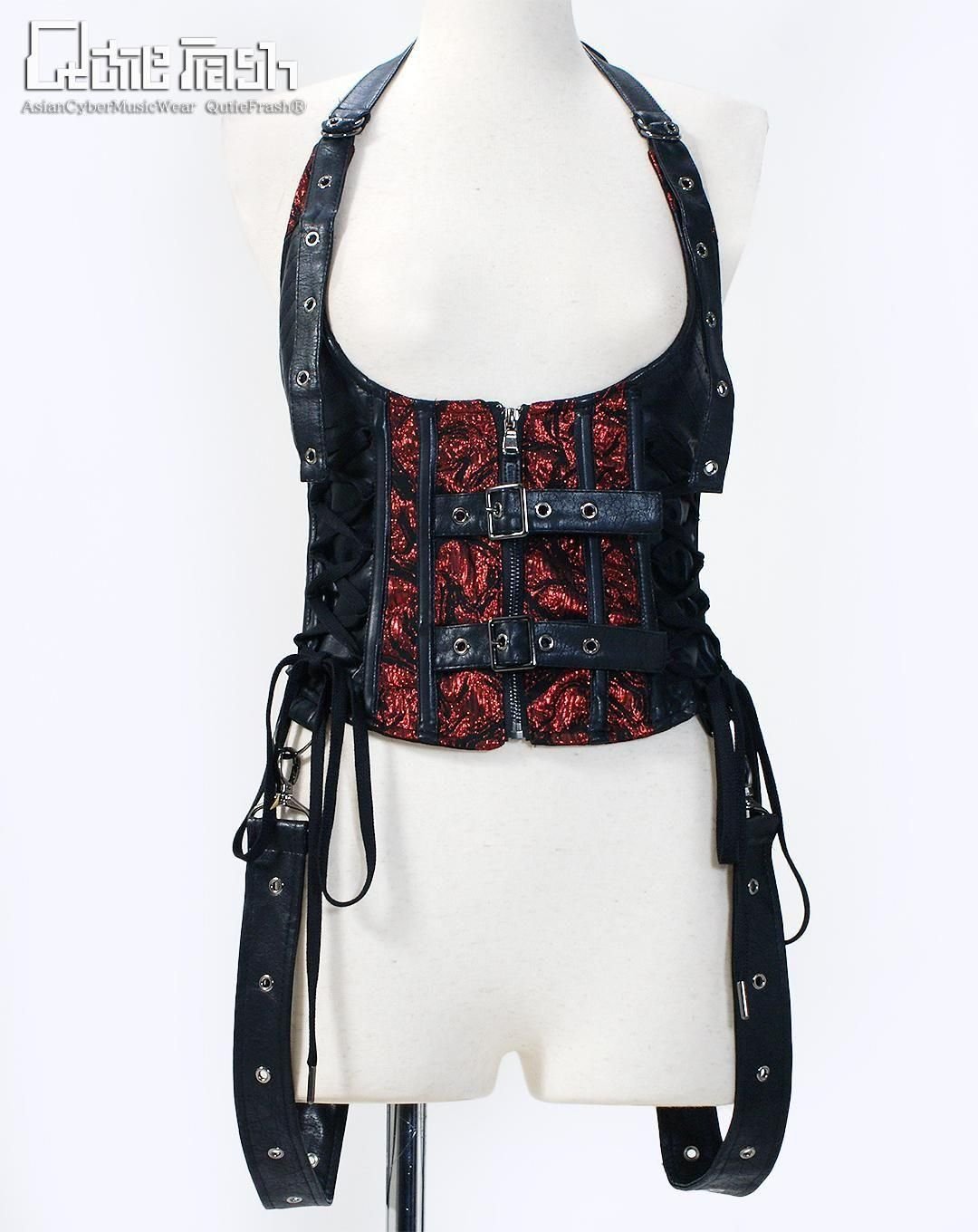 Qutiefrash》ホルターコルセットベスト 9888-CT | TyCHEMaria &