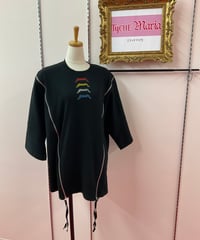 《HELLCATPUNKS》サイドジップTシャツ HCP-T-0200