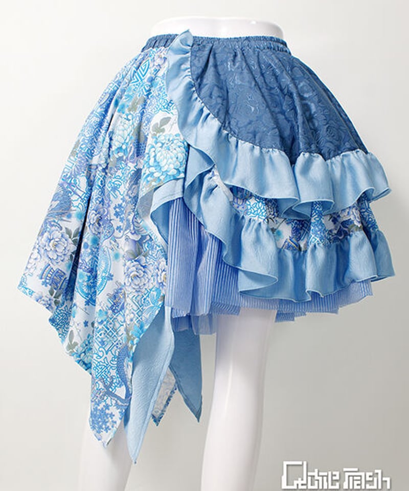Qutiefrash》和柄アシメパニエSK 9638-SK | TyCHEMaria & Qutiefrash》和柄アシメパニエSK 9638-SK | TyCHEMaria &