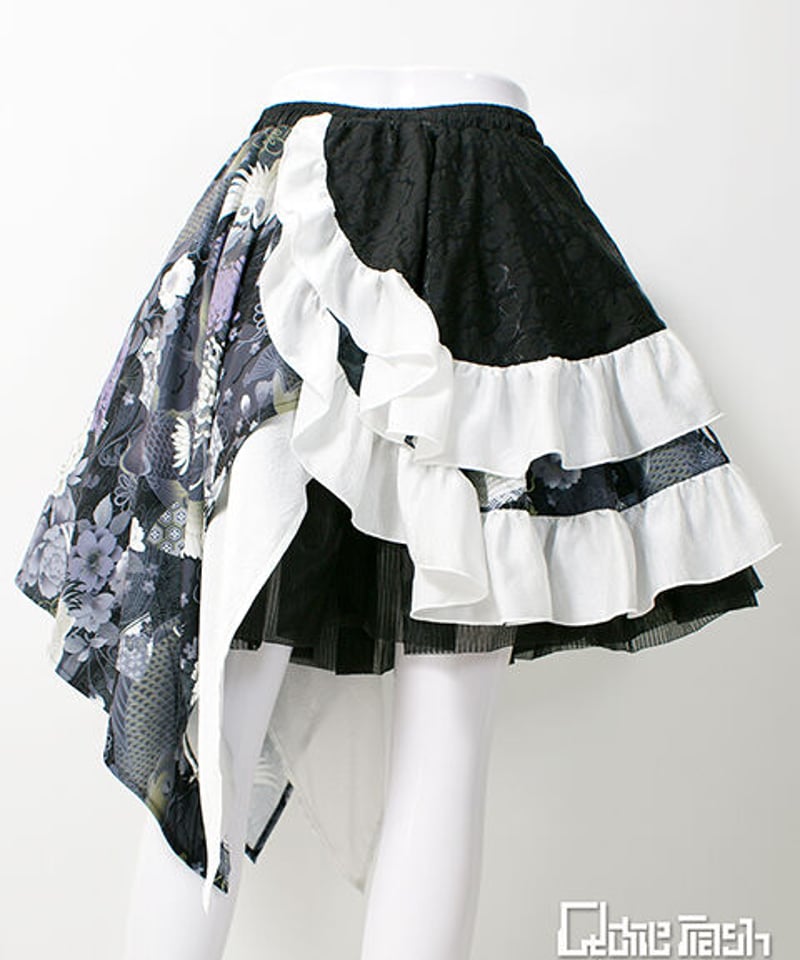 Qutiefrash》和柄アシメパニエSK 9638-SK | TyCHEMaria & Qutiefrash》和柄アシメパニエSK 9638-SK | TyCHEMaria &