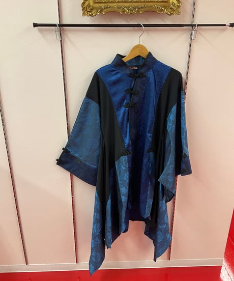 《Qutiefrash》着物チャイナチュニック 9876-OP